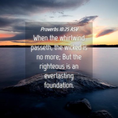 Picture 04 - Proverbs 10:25 ASV - When the whirlwind passeth, the wicked is no - Bible Verse Picture