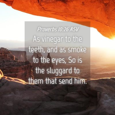 Picture 04 - Proverbs 10:26 ASV - As vinegar to the teeth, and as smoke to the - Bible Verse Picture