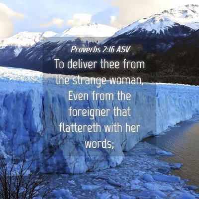 Picture 04 - Proverbs 2:16 ASV - To deliver thee from the strange woman, Even from - Bible Verse Picture