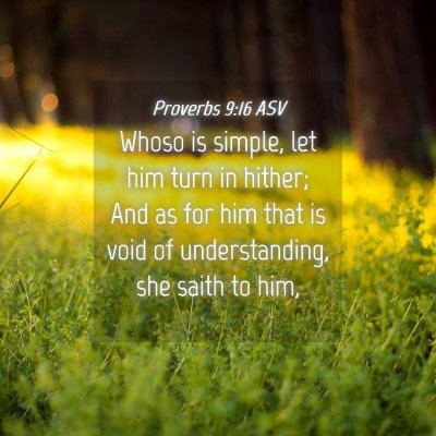 Picture 04 - Proverbs 9:16 ASV - Whoso is simple, let him turn in hither; And as - Bible Verse Picture