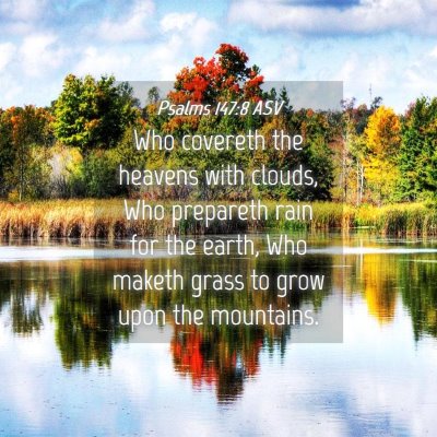 Picture 04 - Psalms 147:8 ASV - Who covereth the heavens with clouds, Who - Bible Verse Picture