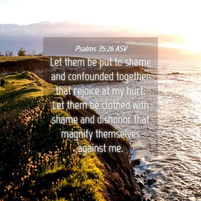 Picture 04 - Psalms 35:26 ASV - Let them be put to shame and confounded together - Bible Verse Picture