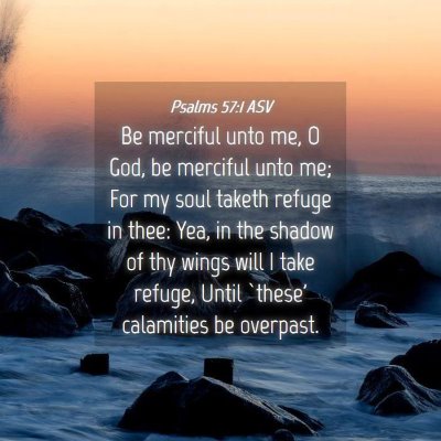 Picture 04 - Psalms 57:1 ASV - Be merciful unto me, O God, be merciful unto me; - Bible Verse Picture