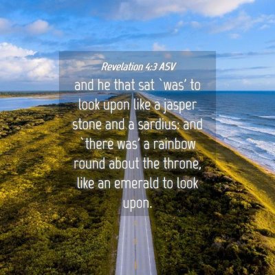 Picture 04 - Revelation 4:3 ASV - and he that sat `was' to look upon like a jasper - Bible Verse Picture