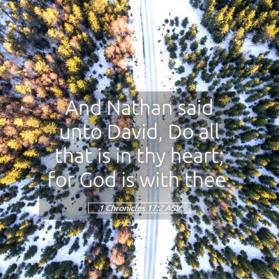 Picture 05 - 1 Chronicles 17:2 ASV - And Nathan said unto David, Do all that is in thy - Bible Verse Picture