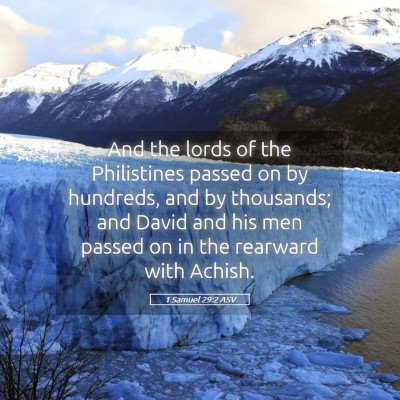 Picture 05 - 1 Samuel 29:2 ASV - And the lords of the Philistines passed on by - Bible Verse Picture