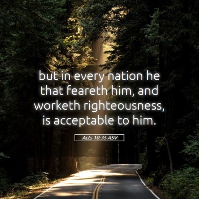 Picture 05 - Acts 10:35 ASV - but in every nation he that feareth him, and - Bible Verse Picture