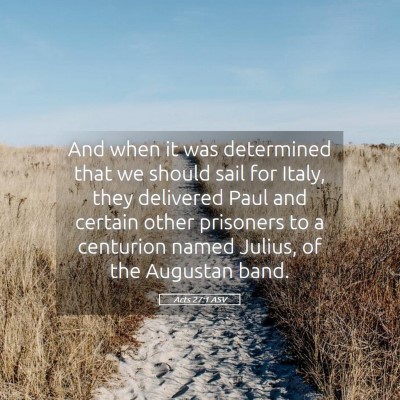 Picture 05 - Acts 27:1 ASV - And when it was determined that we should sail - Bible Verse Picture