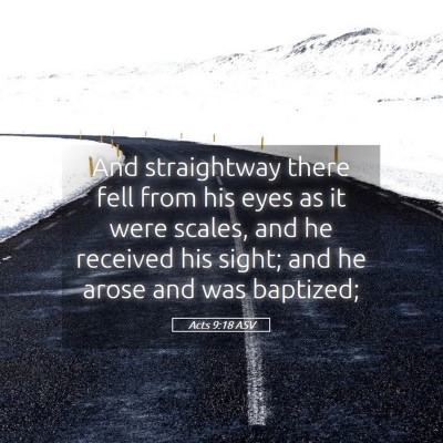 Picture 05 - Acts 9:18 ASV - And straightway there fell from his eyes as it - Bible Verse Picture