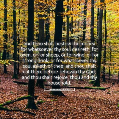 Picture 05 - Deuteronomy 14:26 ASV - and thou shalt bestow the money for whatsoever - Bible Verse Picture