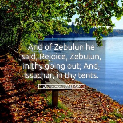 Picture 05 - Deuteronomy 33:18 ASV - And of Zebulun he said, Rejoice, Zebulun, in thy - Bible Verse Picture