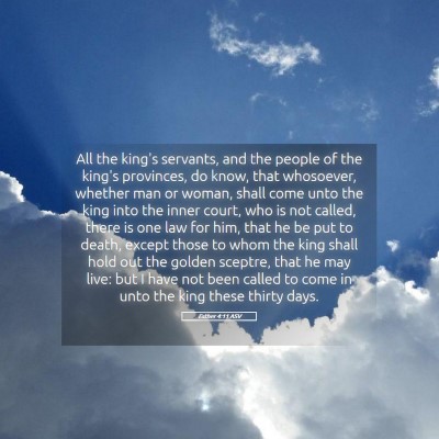Picture 05 - Esther 4:11 ASV - All the king's servants, and the people of the - Bible Verse Picture