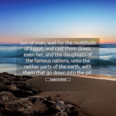 Picture 05 - Ezekiel 32:18 ASV - Son of man, wail for the multitude of Egypt, and - Bible Verse Picture