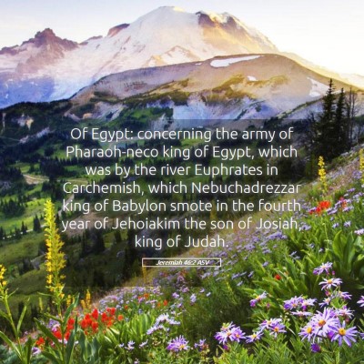 Picture 05 - Jeremiah 46:2 ASV - Of Egypt: concerning the army of Pharaoh-neco - Bible Verse Picture