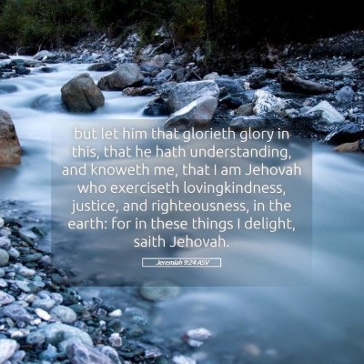 Picture 05 - Jeremiah 9:24 ASV - but let him that glorieth glory in this, that he - Bible Verse Picture