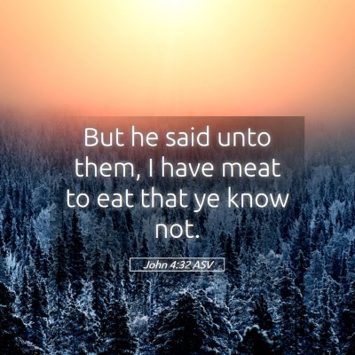 Picture 05 - John 4:32 ASV - But he said unto them, I have meat to eat that ye - Bible Verse Picture