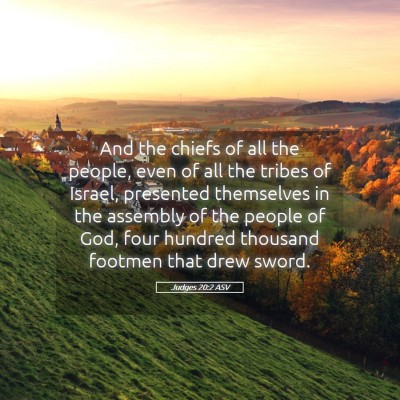 Picture 05 - Judges 20:2 ASV - And the chiefs of all the people, even of all the - Bible Verse Picture