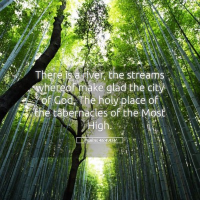 Picture 05 - Psalms 46:4 ASV - There is a river, the streams whereof make glad - Bible Verse Picture