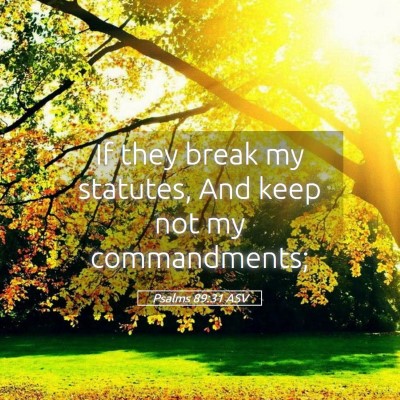 Picture 05 - Psalms 89:31 ASV - If they break my statutes, And keep not my - Bible Verse Picture
