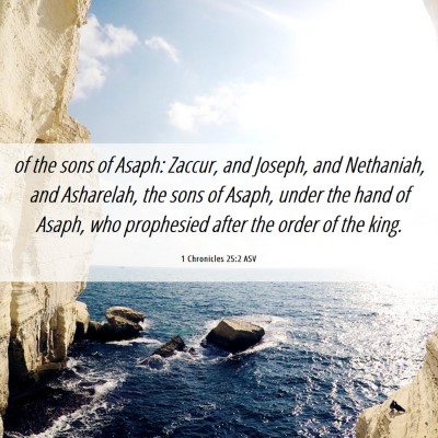 Picture 06 - 1 Chronicles 25:2 ASV - of the sons of Asaph: Zaccur, and Joseph, and - Bible Verse Picture