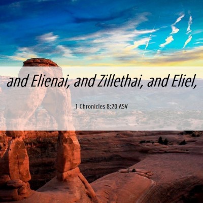 Picture 06 - 1 Chronicles 8:20 ASV - and Elienai, and Zillethai, and - Bible Verse Picture