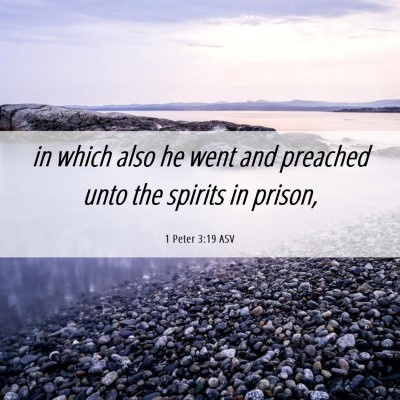 Picture 06 - 1 Peter 3:19 ASV - in which also he went and preached unto the - Bible Verse Picture