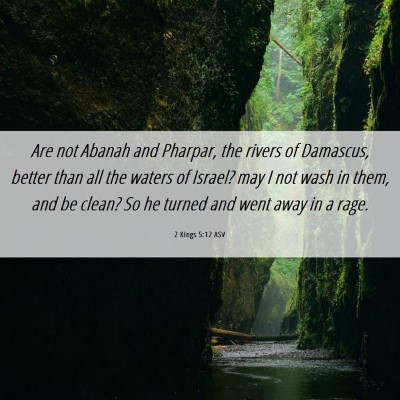 Picture 06 - 2 Kings 5:12 ASV - Are not Abanah and Pharpar, the rivers of - Bible Verse Picture