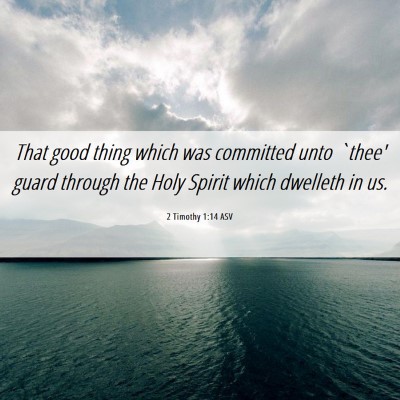 Picture 06 - 2 Timothy 1:14 ASV - That good thing which was committed unto `thee' - Bible Verse Picture