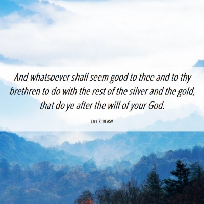 Picture 06 - Ezra 7:18 ASV - And whatsoever shall seem good to thee and to thy - Bible Verse Picture