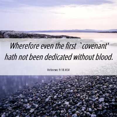 Picture 06 - Hebrews 9:18 ASV - Wherefore even the first `covenant' hath not been - Bible Verse Picture