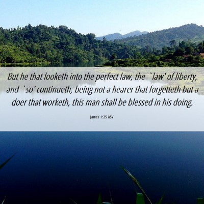 Picture 06 - James 1:25 ASV - But he that looketh into the perfect law, the - Bible Verse Picture