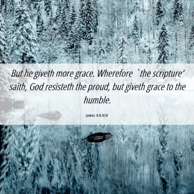 Picture 06 - James 4:6 ASV - But he giveth more grace. Wherefore `the - Bible Verse Picture