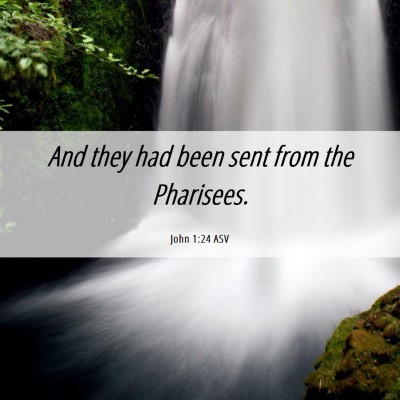 Picture 06 - John 1:24 ASV - And they had been sent from the - Bible Verse Picture