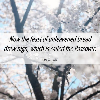 Picture 06 - Luke 22:1 ASV - Now the feast of unleavened bread drew nigh, - Bible Verse Picture