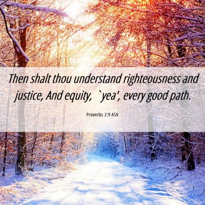 Picture 06 - Proverbs 2:9 ASV - Then shalt thou understand righteousness and - Bible Verse Picture