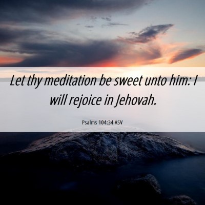 Picture 06 - Psalms 104:34 ASV - Let thy meditation be sweet unto him: I will - Bible Verse Picture