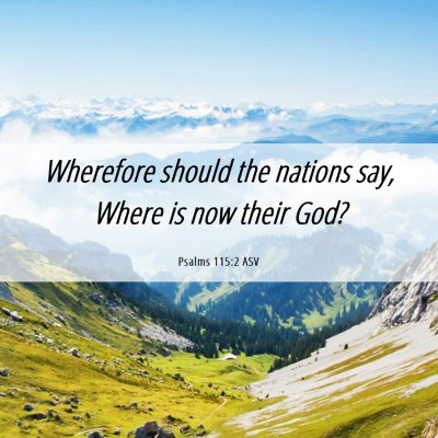 Picture 06 - Psalms 115:2 ASV - Wherefore should the nations say, Where is now - Bible Verse Picture