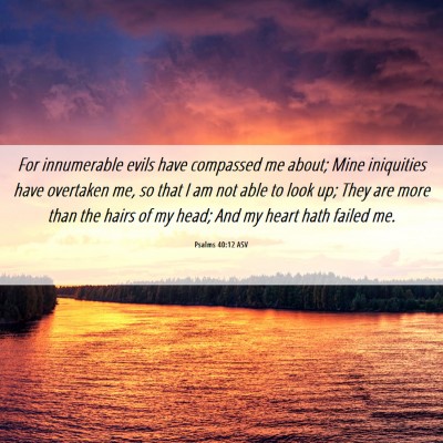 Picture 06 - Psalms 40:12 ASV - For innumerable evils have compassed me about; - Bible Verse Picture
