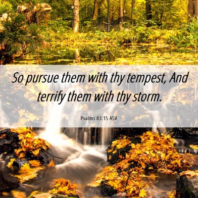 Picture 06 - Psalms 83:15 ASV - So pursue them with thy tempest, And terrify them - Bible Verse Picture