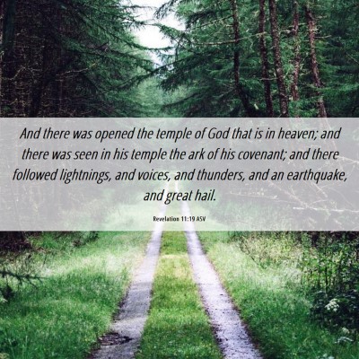 Picture 06 - Revelation 11:19 ASV - And there was opened the temple of God that is in - Bible Verse Picture