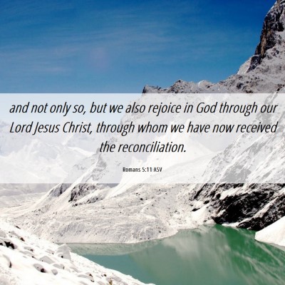 Picture 06 - Romans 5:11 ASV - and not only so, but we also rejoice in God - Bible Verse Picture