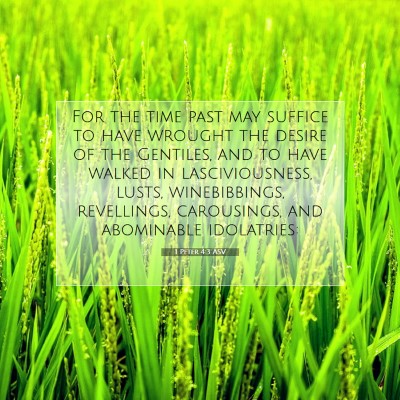Picture 07 - 1 Peter 4:3 ASV - For the time past may suffice to have wrought the - Bible Verse Picture