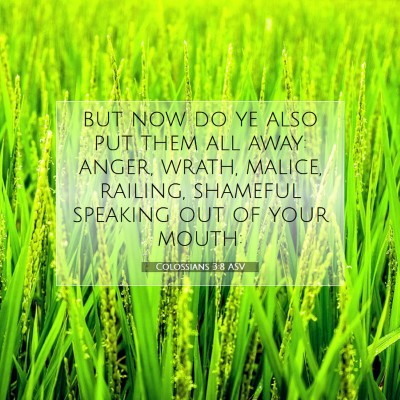 Picture 07 - Colossians 3:8 ASV - but now do ye also put them all away: anger, - Bible Verse Picture