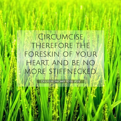 Picture 07 - Deuteronomy 10:16 ASV - Circumcise therefore the foreskin of your heart, - Bible Verse Picture