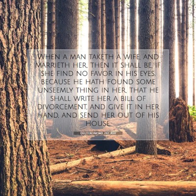 Picture 07 - Deuteronomy 24:1 ASV - When a man taketh a wife, and marrieth her, then - Bible Verse Picture