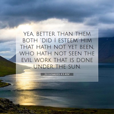 Picture 07 - Ecclesiastes 4:3 ASV - yea, better than them both `did I esteem' him - Bible Verse Picture