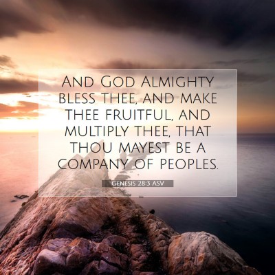 Picture 07 - Genesis 28:3 ASV - And God Almighty bless thee, and make thee - Bible Verse Picture