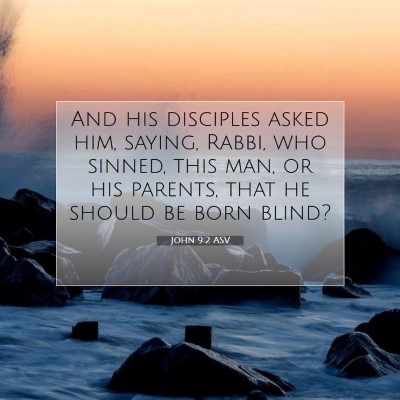 Picture 07 - John 9:2 ASV - And his disciples asked him, saying, Rabbi, who - Bible Verse Picture