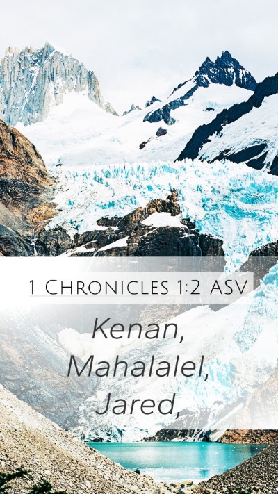 1 Chronicles 1:2 ASV Bible Verse Image
