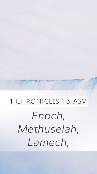 1 Chronicles 1:3 ASV Bible Verse Image